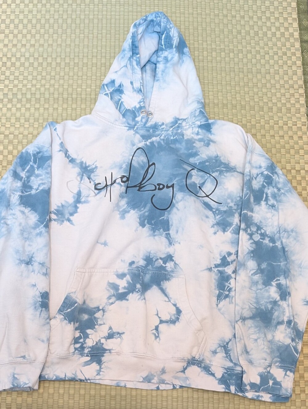 RARE Top Dawg Entertainment TDE Schoolboy Q Tie Dye Hoodie Men's Size 2XL
